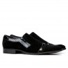 Chaussures élégantes 796 noir velours combiné