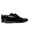 Chaussures élégantes 796 noir velours combiné