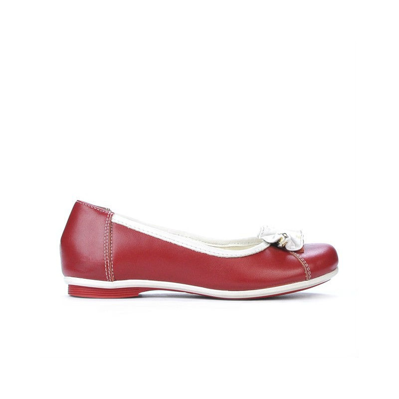 Chaussures enfants 129 rouge+blanc