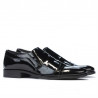 Chaussures élégantes adolescents 389 vernis noir
