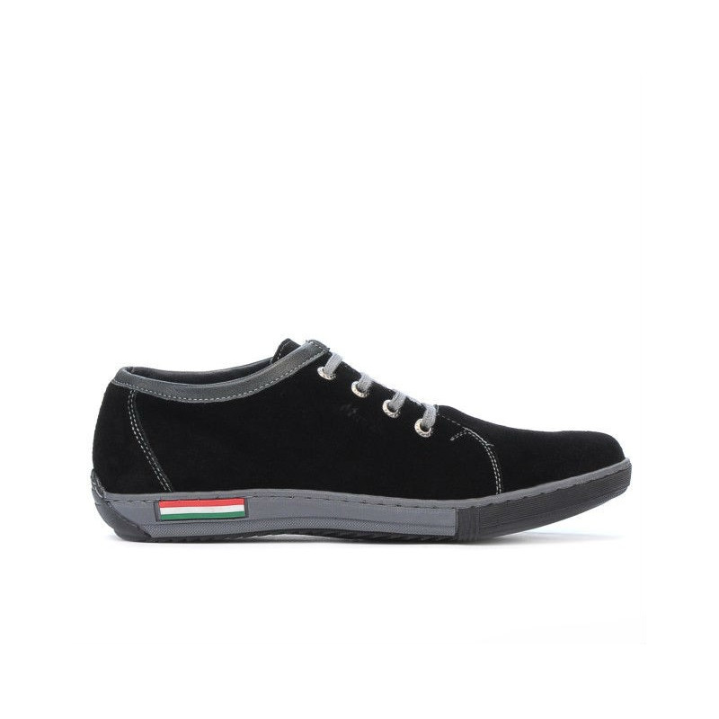 Baskets adolescents 309 noir velours