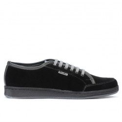 Baskets adolescents 312 noir velours