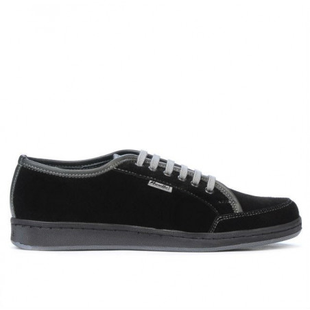 Baskets adolescents 312 noir velours