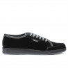 Baskets adolescents 312 noir velours