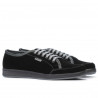 Baskets adolescents 312 noir velours