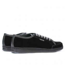 Baskets adolescents 312 noir velours