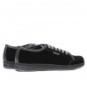 Baskets adolescents 312 noir velours