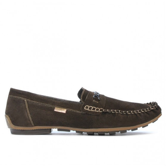 Mocassins homme 737 café velours