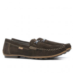 Mocassins homme 737 café velours