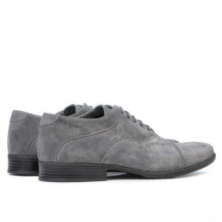 Chaussures casual / élégantes homme 738 gris velours
