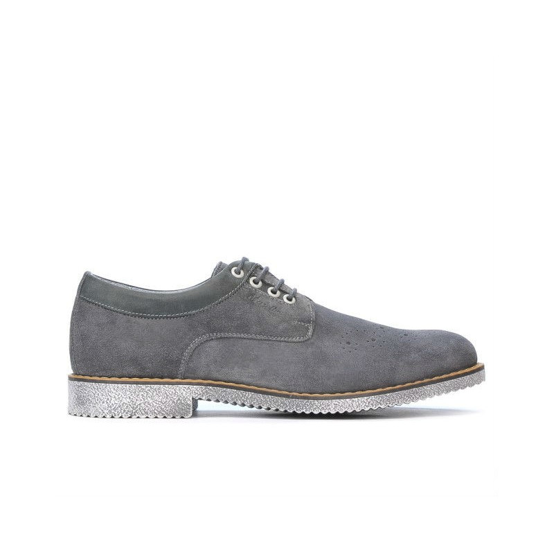 Chaussures casual homme 739 velours anthracite