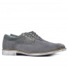Chaussures casual homme 739 velours anthracite