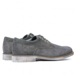 Chaussures casual homme 739 velours anthracite