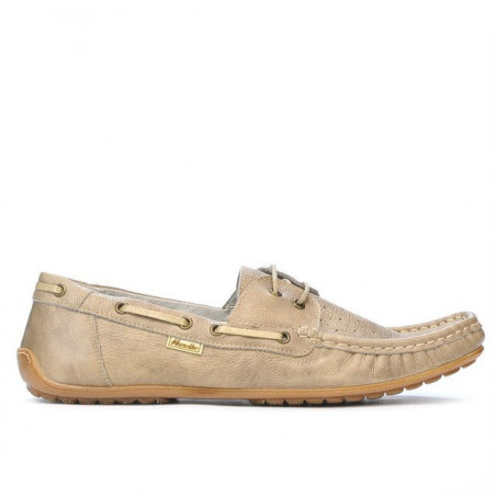 Mocassins hommes 778p sable perforé