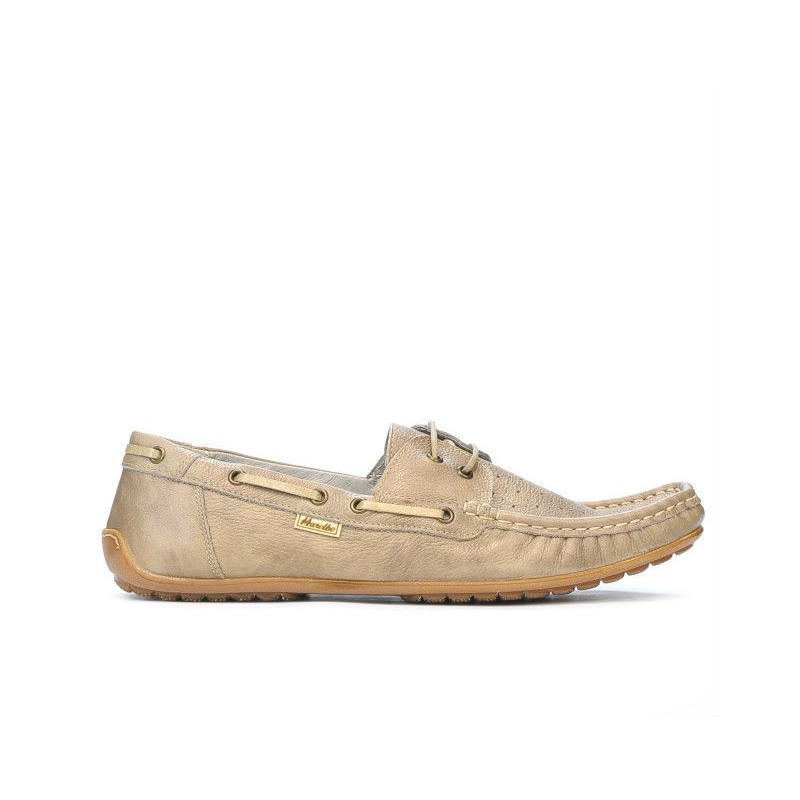 Mocassins hommes 778p sable perforé