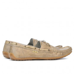 Mocassins hommes 778p sable perforé