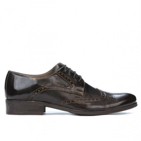 Chaussures casual homme 783 vernis café