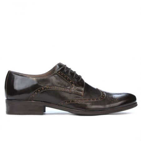 Chaussures casual homme 783 vernis café