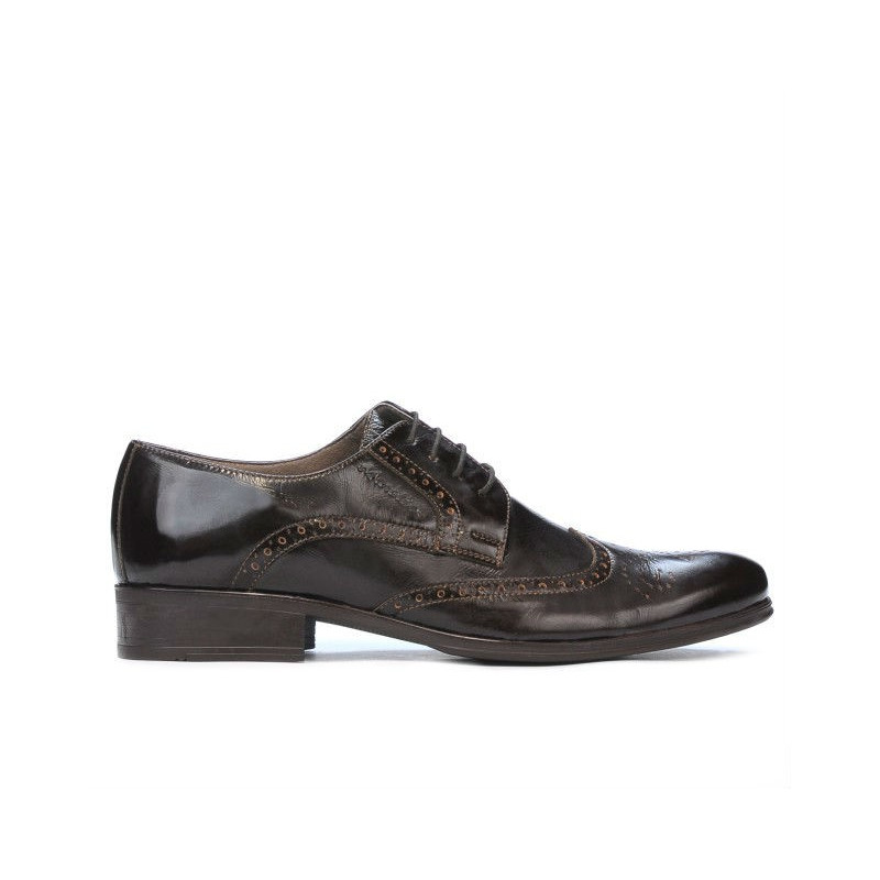 Chaussures casual homme 783 vernis café