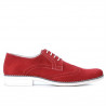 Chaussures casual hommes 783 rouge velours