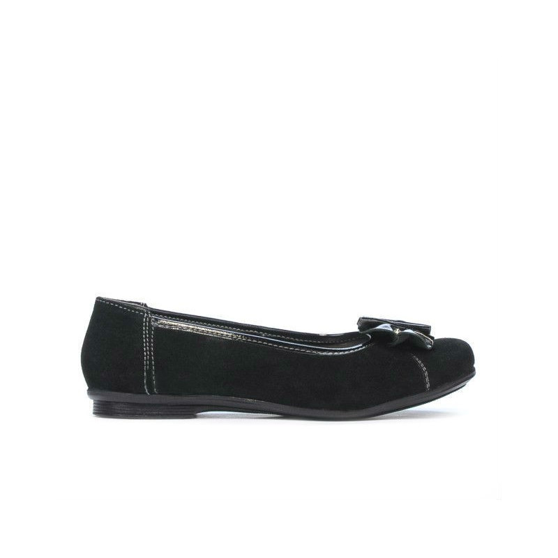 Chaussures enfants 129 noir velours