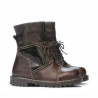 Bottes enfants petits 36c café