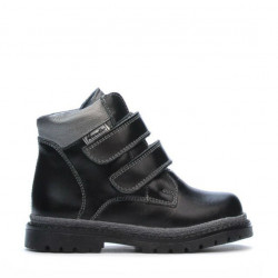 Bottes enfants petits 37c noir+argenté