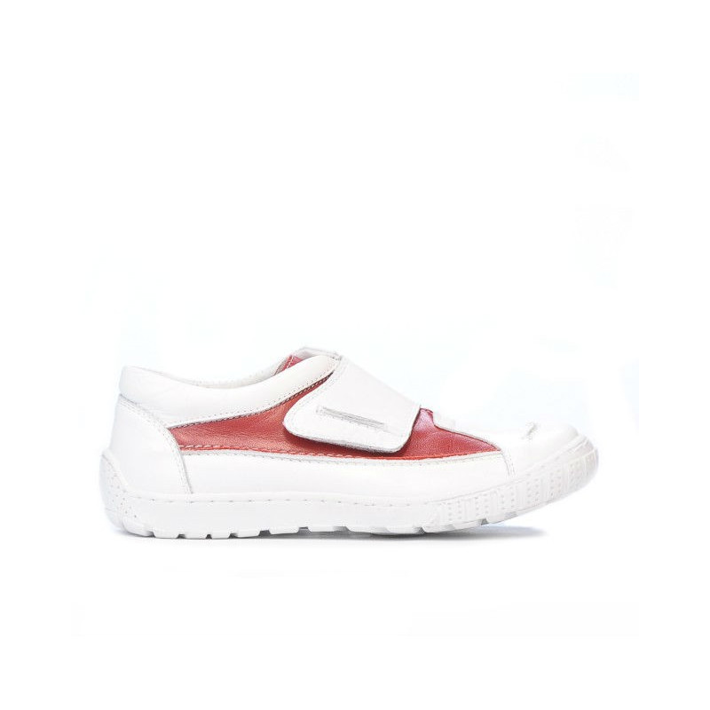 Chaussures enfants 107 blanc+rouge