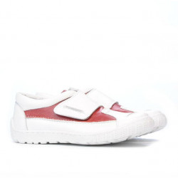 Chaussures enfants 107 blanc+rouge