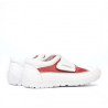 Chaussures enfants 107 blanc+rouge