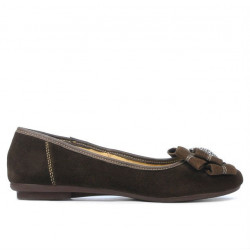 Ballerines femme 181 velours café