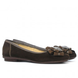 Ballerines femme 181 velours café