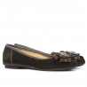 Ballerines femme 181 velours café