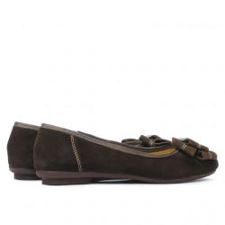 Ballerines femme 181 velours café