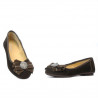 Ballerines femme 181 velours café