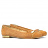 Ballerines femme 632p bufo marron perforé