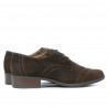 Chaussures casual femme 691 café velours