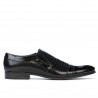 Chaussures élégantes 796m vernis noir combiné