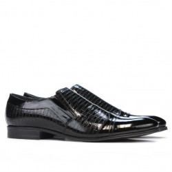 Chaussures élégantes 796m vernis noir combiné