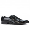 Chaussures élégantes 796m vernis noir combiné