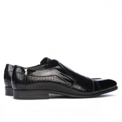 Chaussures élégantes 796m vernis noir combiné