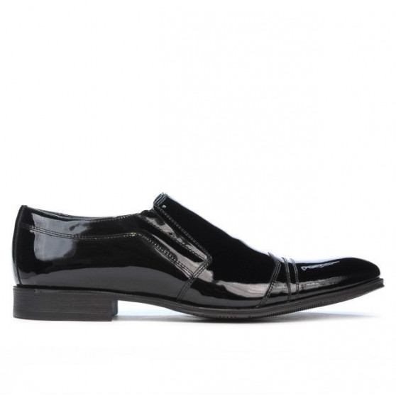 Chaussures élégantes hommes 796 vernis noir