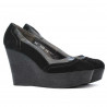 Chaussures décontractées femme 630 noir velours