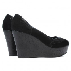 Chaussures décontractées femme 630 noir velours