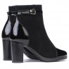 Bottes femme 1165 noir antilope combiné