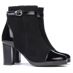 Bottes femme 1165 noir antilope combiné