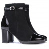 Bottes femme 1165 noir antilope combiné