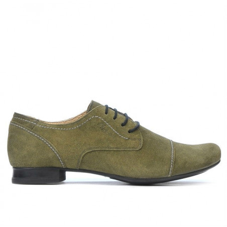 Chaussures décontractées femme 180 kaki velours