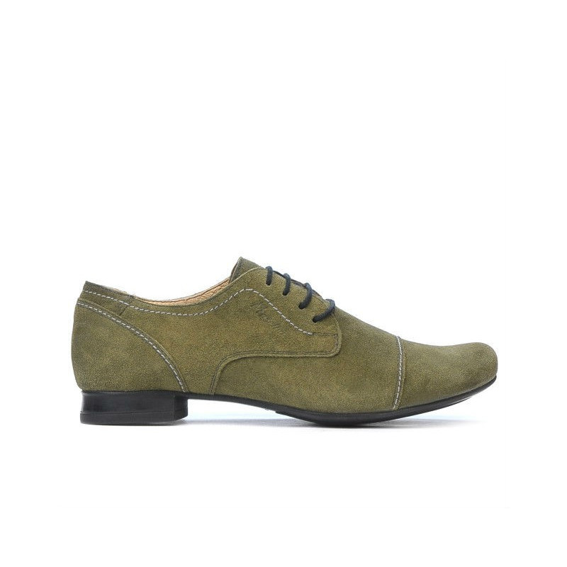 Chaussures décontractées femme 180 kaki velours
