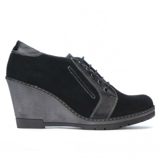 Chaussures décontractées femme 625 noir velours combiné Chaussures décontractées femme 625 noir velours combiné